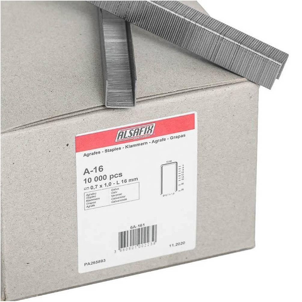 10.000 graffette zincate A-16-12.84x16x0.7x1 mm - D-Work
