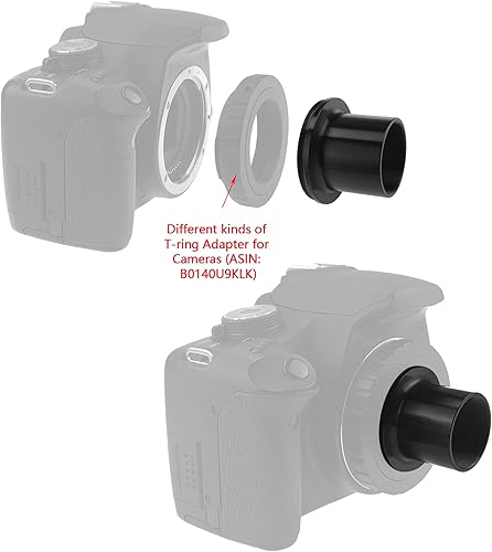 Miniatura 6 de Astromania Adaptador de cámara fija de 1.25 pulgadas un adaptador para imágenes de proyección de plano focal y ocular
