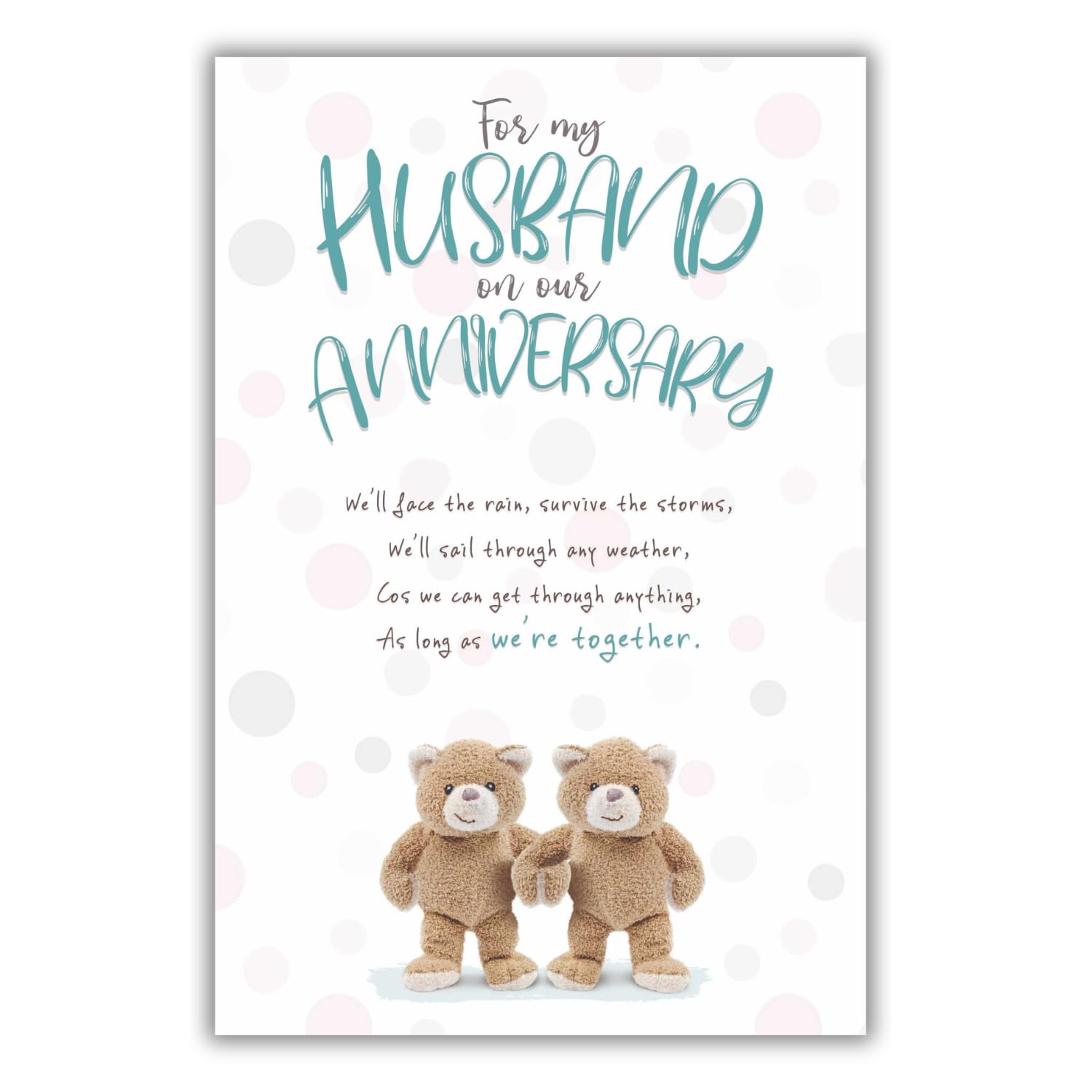 Emotional Rescue Husband Anniversary Card, Humorous Greeting Card for Husband, Multi, 159mmx235mm