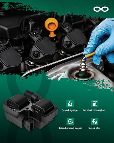 Miniatura 4 de SCITOO Paquete de 8 bobinas de encendido para Mercedes-Benz para Chrysler para Crossfire L6 V6 V8 automóviles aptos para OE UF359 C1444 C1361