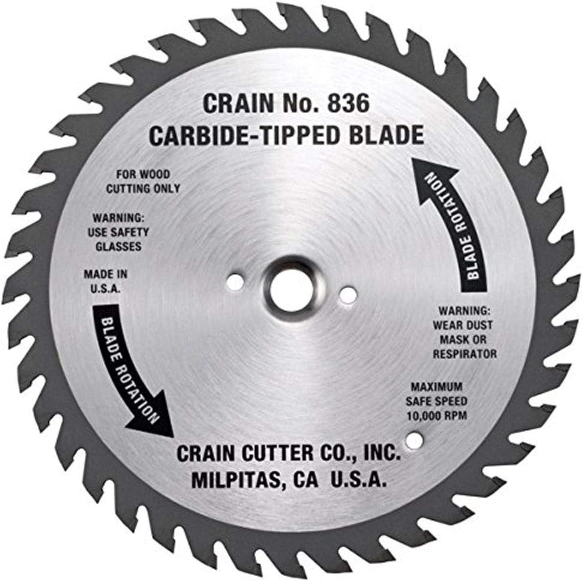 Tool Crain Blade For Undercut Saw (78-836)