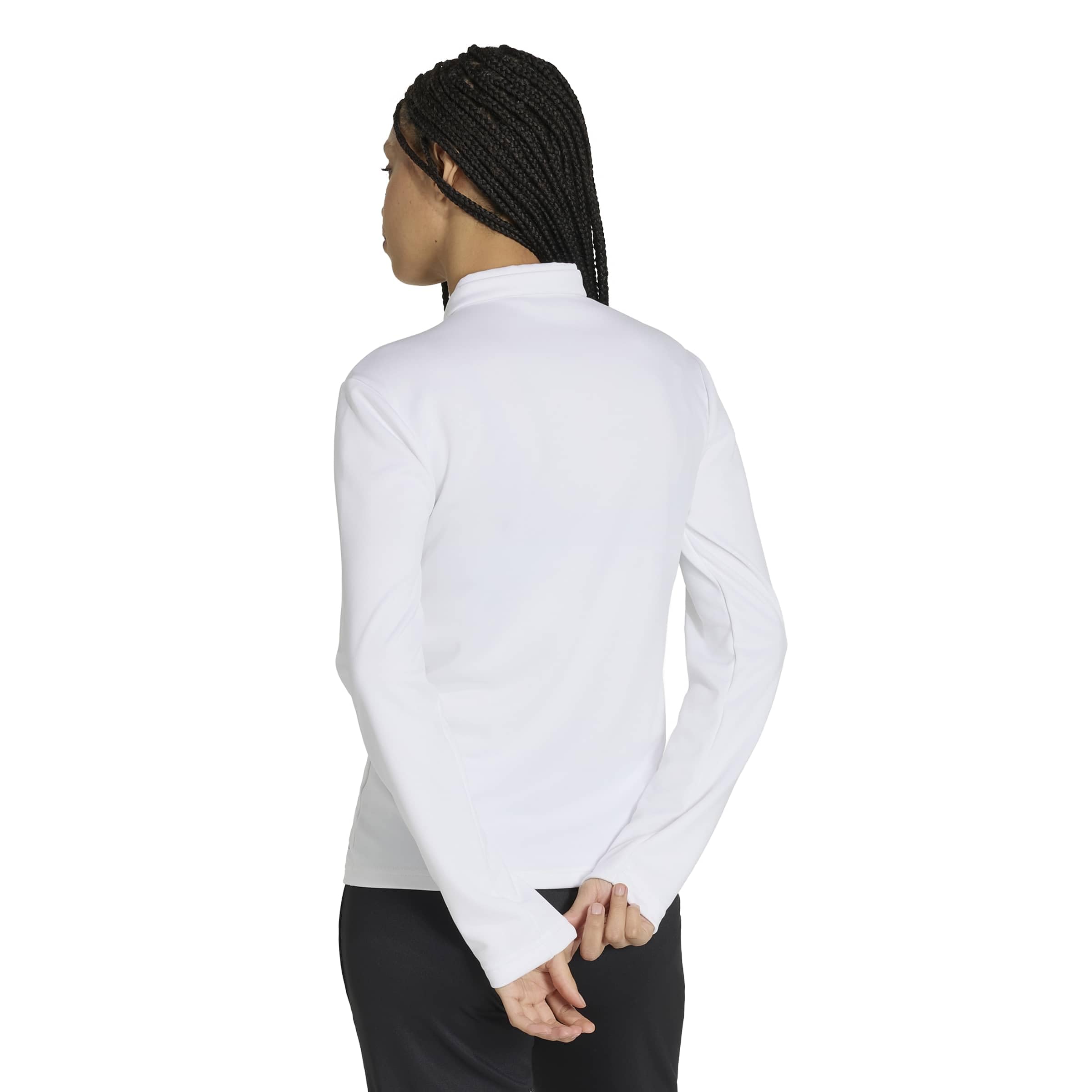adidas Kobiety Entrada26 Track Sweatshirt, white/black, M