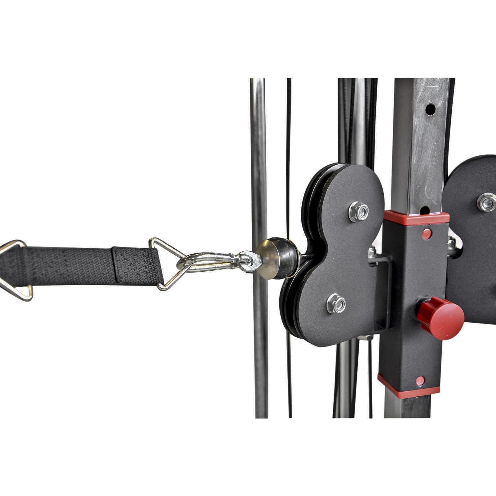 Hansson Sports® Kraftstation mit Latzug Kabelzug Seilzug zur Wandbefestigung Latzugmaschine Latzugturm Kabelzugturm