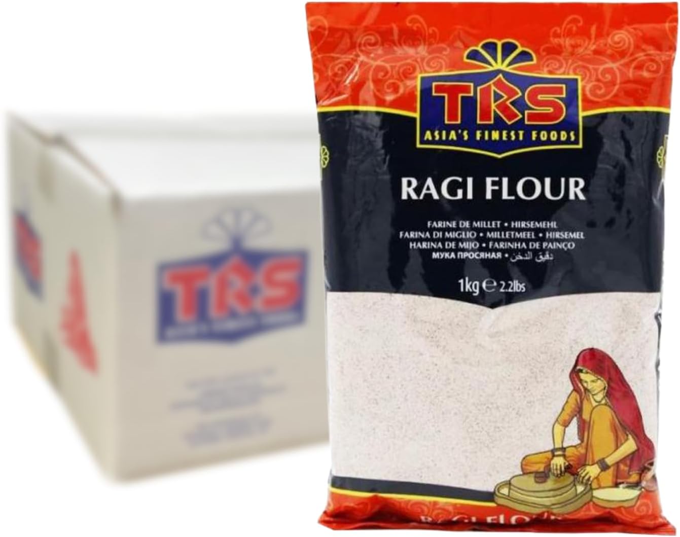 TRS Ragi Flour | Raagi Flour | Finger Millet Flour | Red Millet Flour 1 Kg