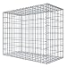 Niederberg Metall Gavión 80x100x50cm Gaviones metálico para Piedras M5x10 Jaula Cesta de Alambre