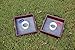 TRIUMPH SPORTS USA Premium Washer Toss Game - Includes 2 Felt-Lines Washer Boxes and Steel Washers, Brown