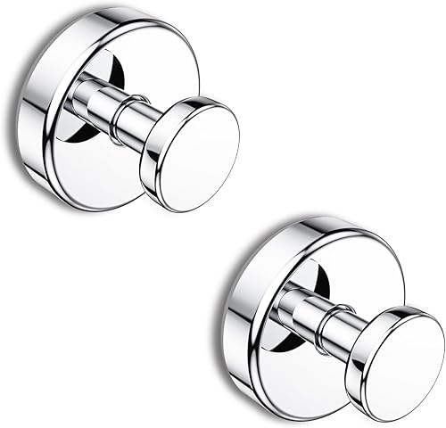Ganchos para colgar toallas, batas de baño o esponjas, extraíbles, ideales para duchas, ventanas, puertas de vidrio y paredes del baño, paquete de 2