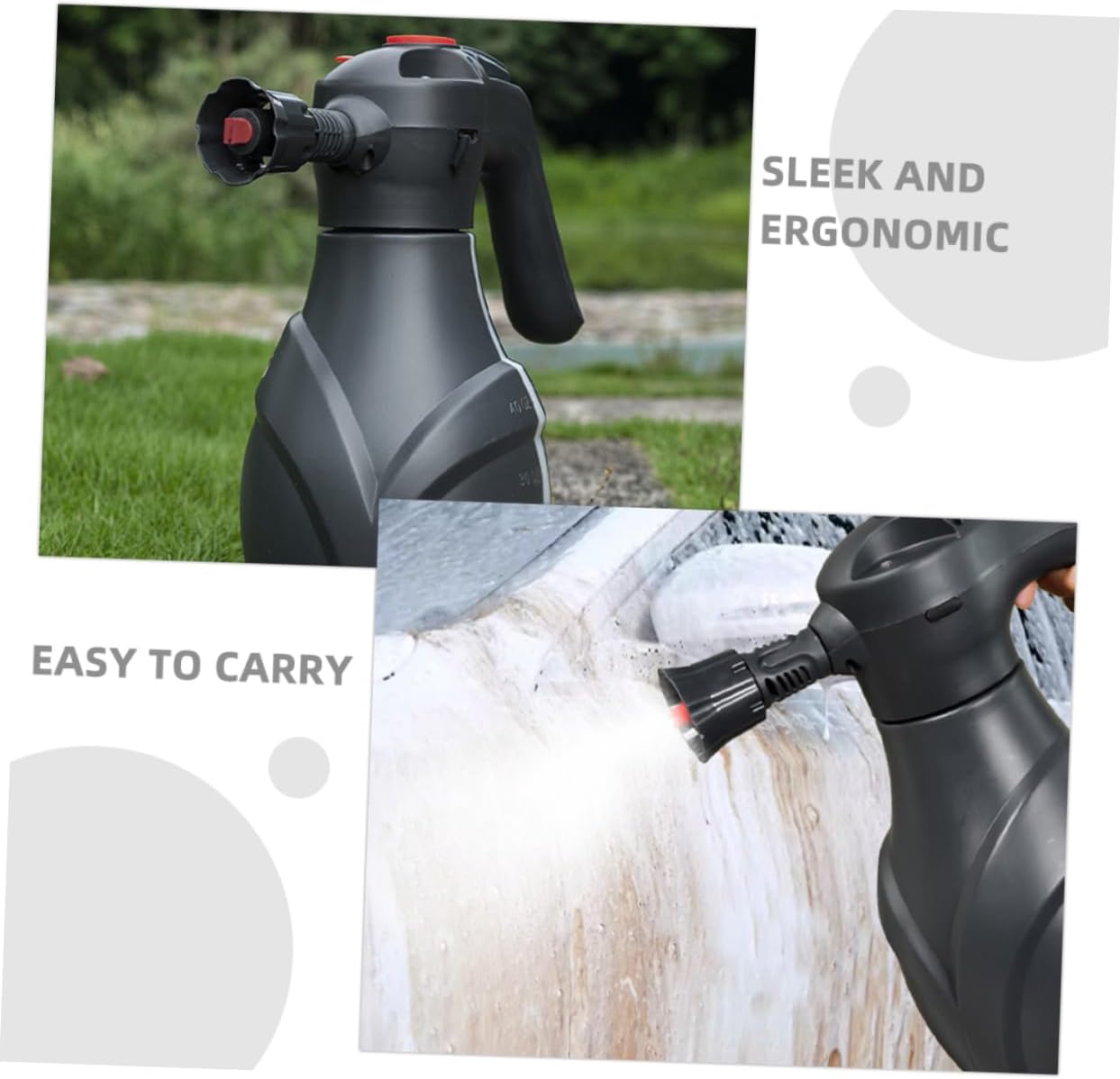 Car Wash Foam Sprayer Electric Watering Can High Pressure Foam Sprayer Rechargeable Car Wash Tool Versatile Spray Gun for Home Garden