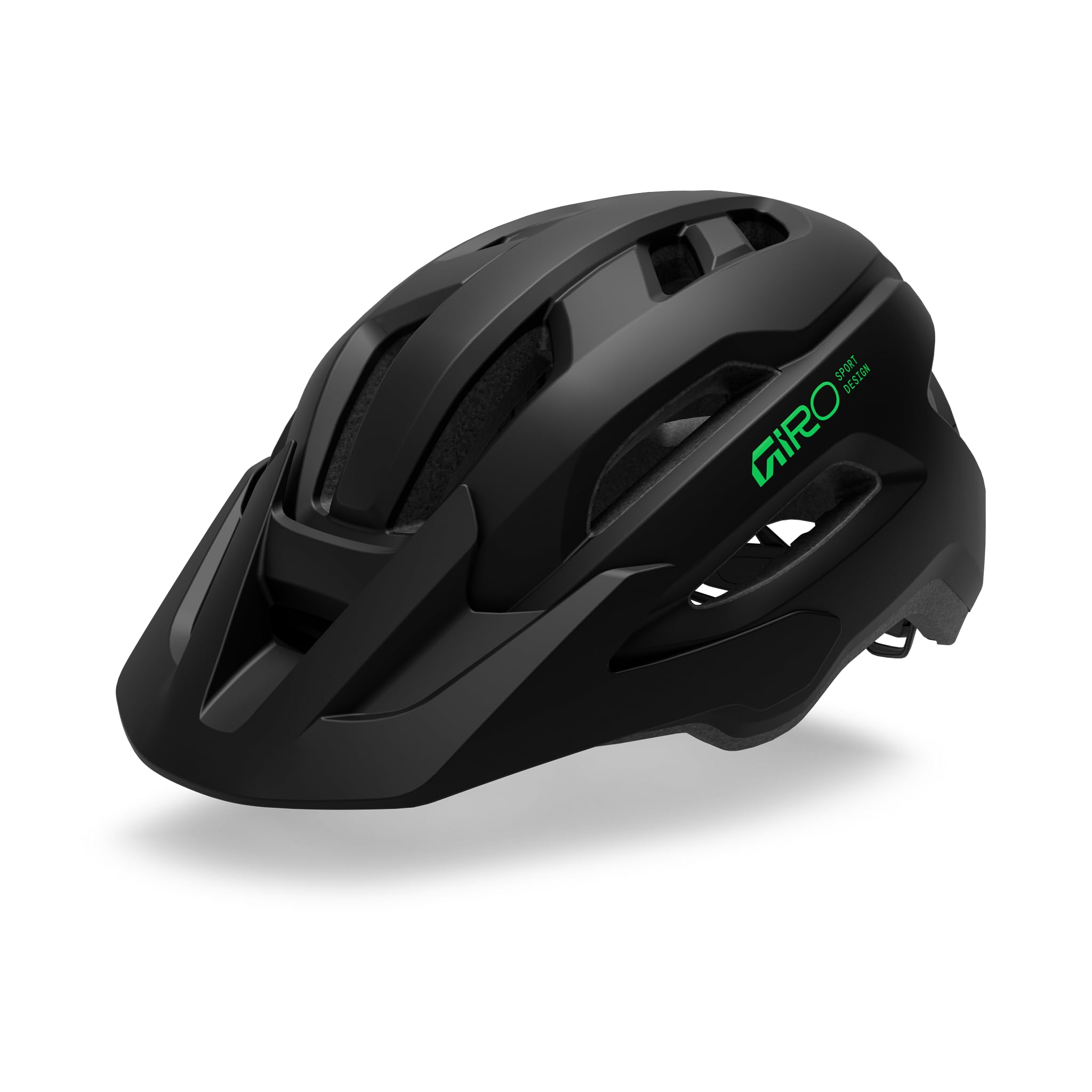 Giro Fixture MIPS II Road Bike Helmet - Matte Black/Green