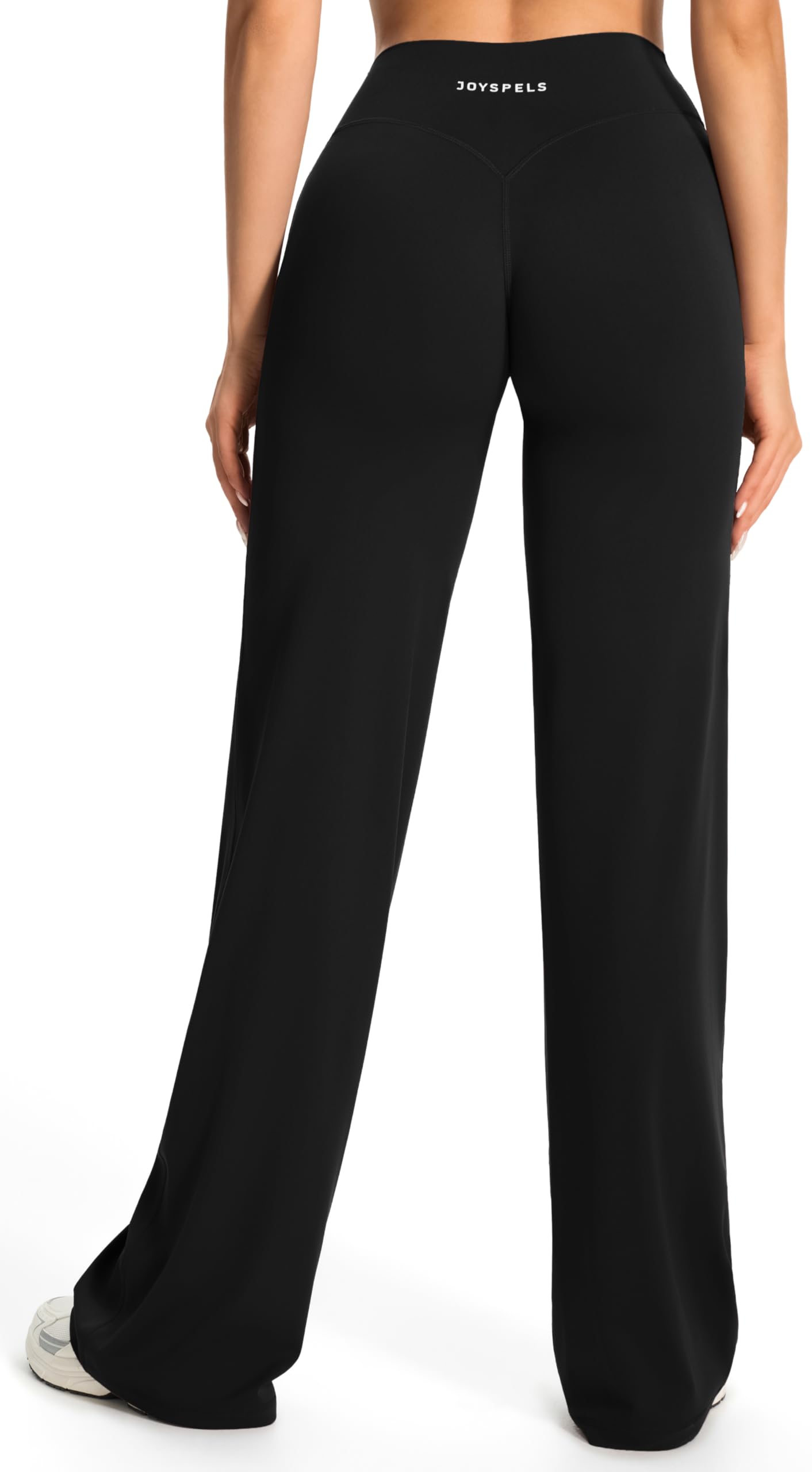 JOYSPELS Straight Leg Leggings Damen Flared Petite/Regular/Lang/Extra Lang | Yogahose Hohe Taille Sport Gym Schlaghose