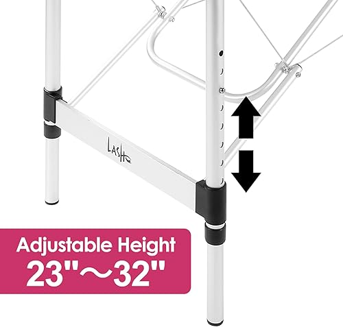 Miniatura 5 de Masajeo Cama de pestañas para extensiones de pestañas, portátil, mesa de masaje con almohada de pestañas, esteticista, cama, mesa de salón, mesa de