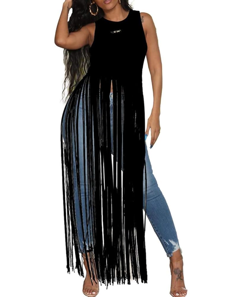 トップス seyto Jacquard fringe sleeveless tops トップス seyto Jacquard fringe sleeveless tops seyto