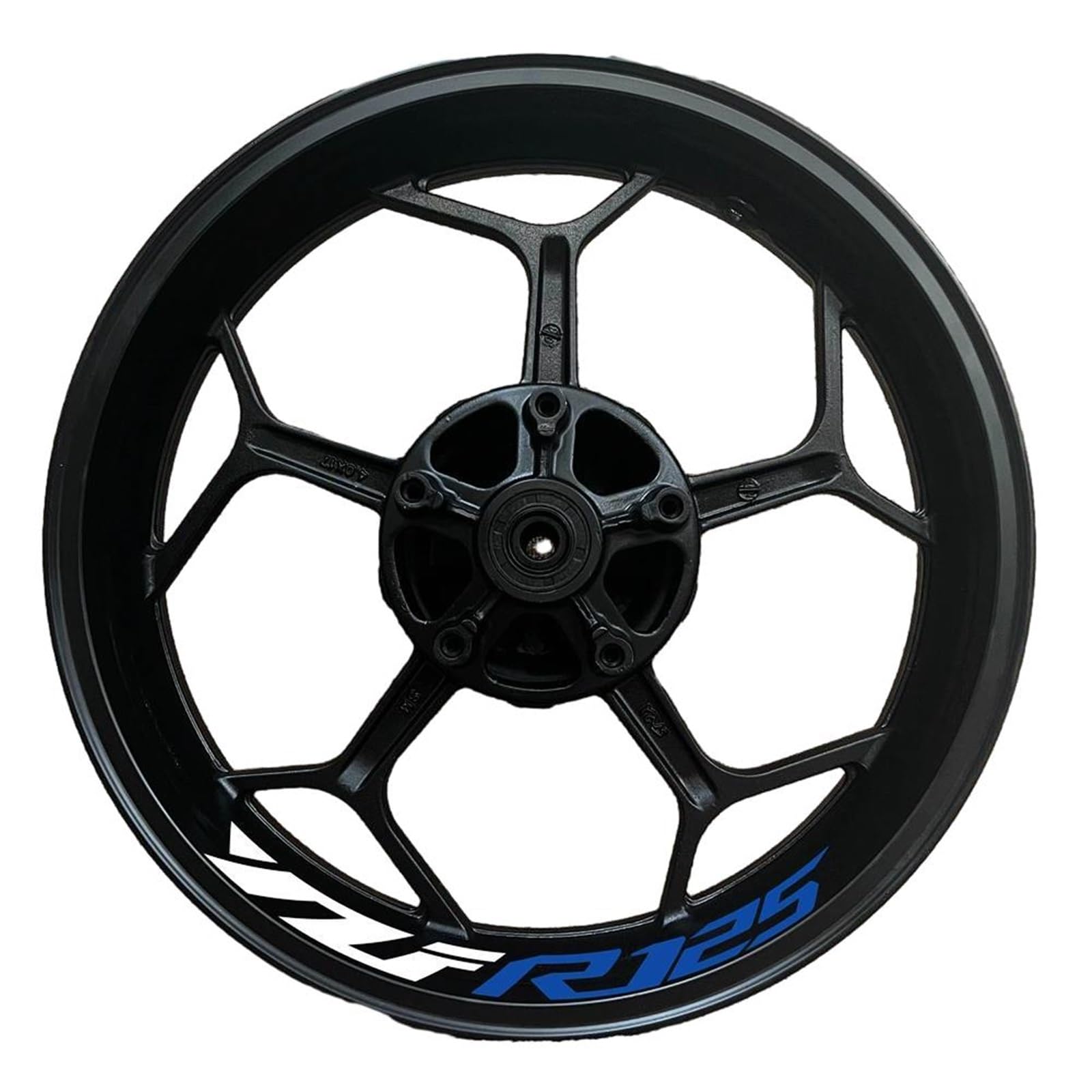 Applique for for YZF R125 for YZFR125 Motorcycle Wheel Hub Decals Decorative Stickers Reflective Stickers(3)