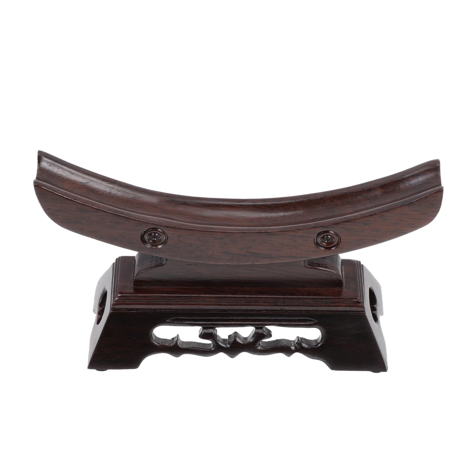 BIUDECO Wooden Sword Rack Decorative Sword Display Stand for and Bracket for Organizing Elegant Design for Desktop Decor
