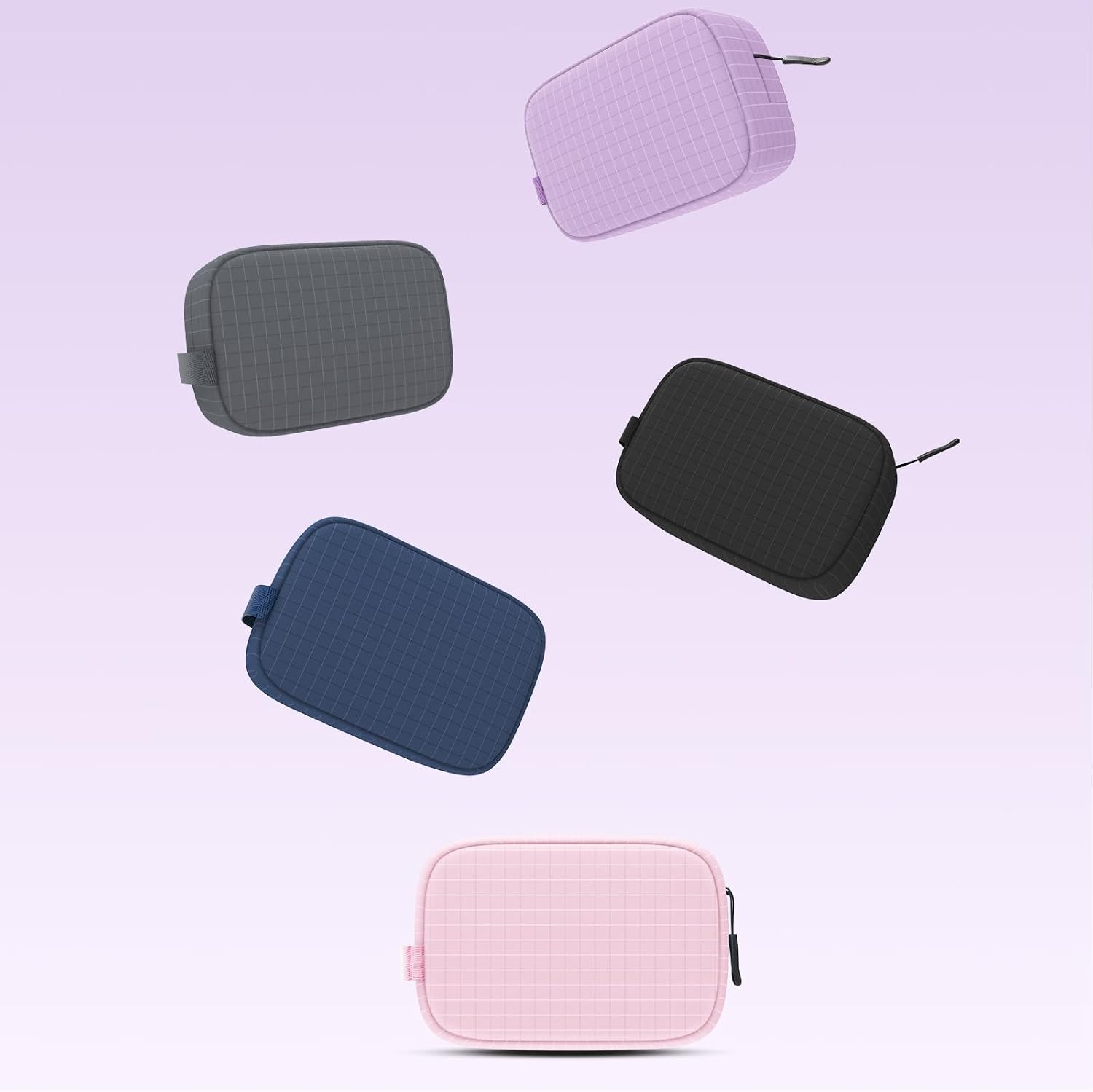 LTGEM Headphones Case Bag Compatible with Beats Studio 3, Solo 4, Studio Pro, Solo 3 Noise Cancelling Over-Ear Headphones, Shockproof Travel Carrying Case, Purple