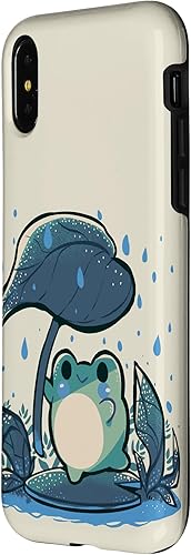 Miniatura 8 de iPhone 11 Leafy Shelter - Bonita funda redonda de rana