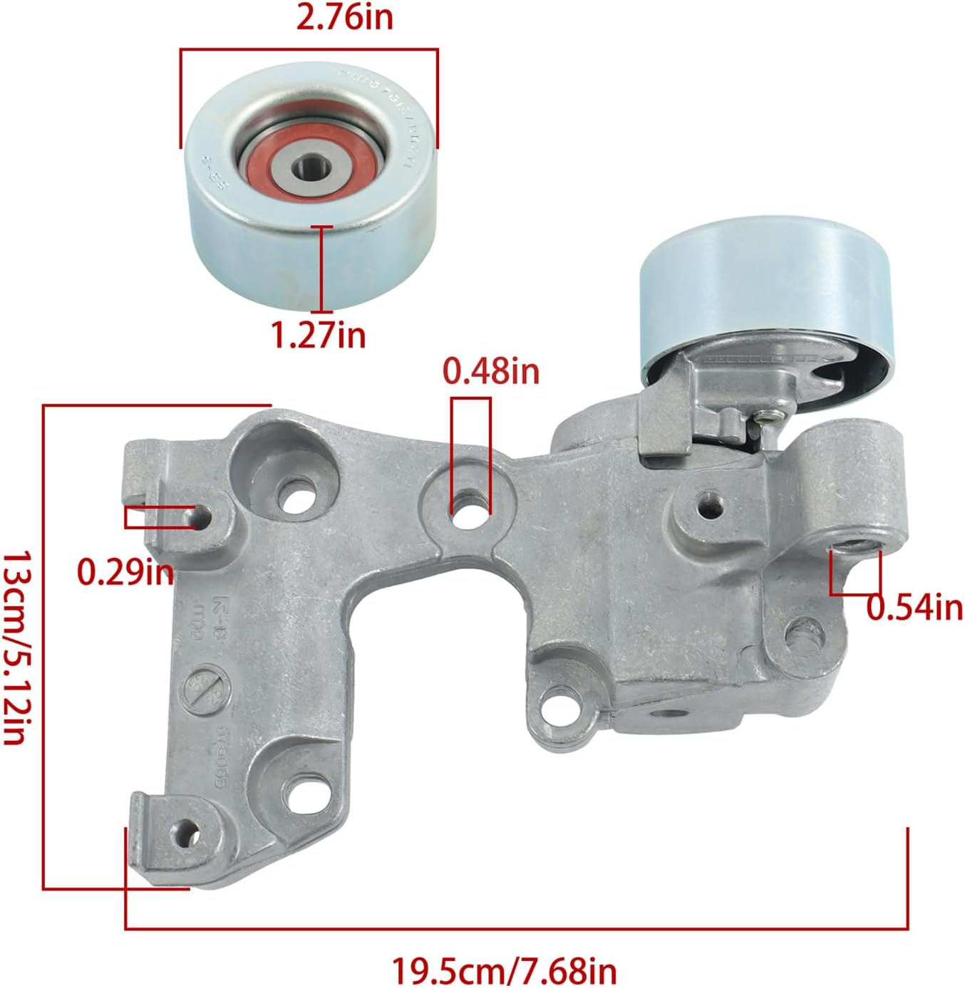 labwork Drive Belt Tensioner and 3 Pulley Replacement for Toyota 4runner 2003-2009 Replacement Part Number 1T132P111P30 1660331040
