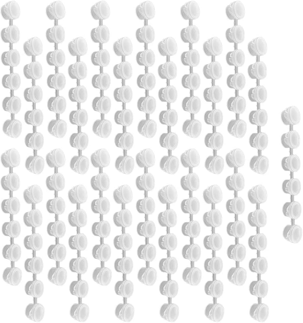 50 Pcs Empty Paint mini Paint pots Cup pots Empty Strips s Strips with