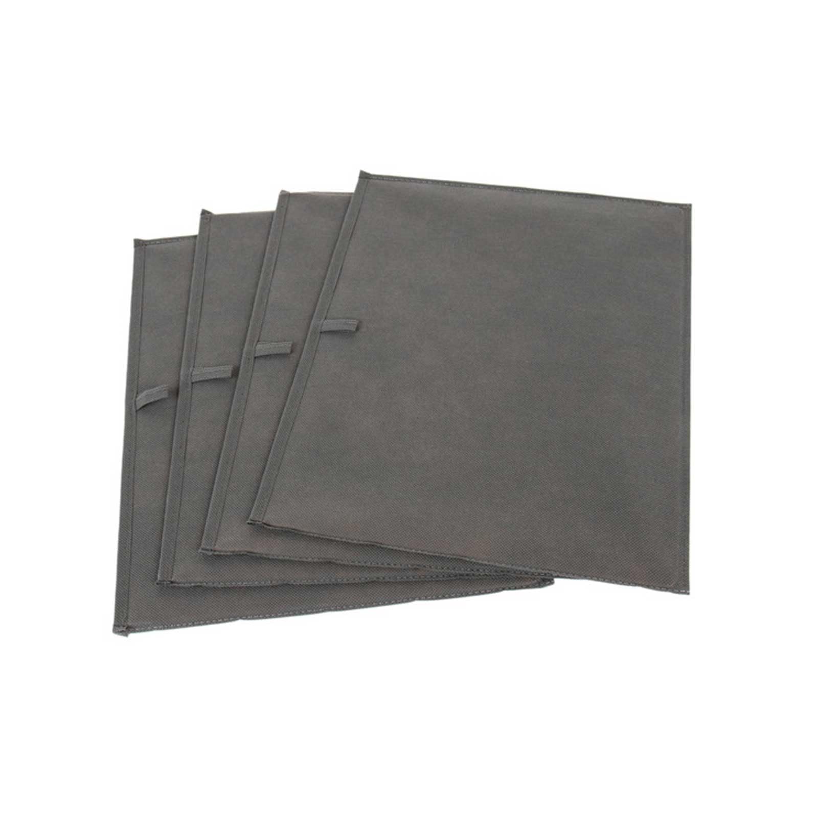 Armadio pieghevole da campeggio, con 4 scomparti, 60 x 40 x 50 cm, colore: grigio