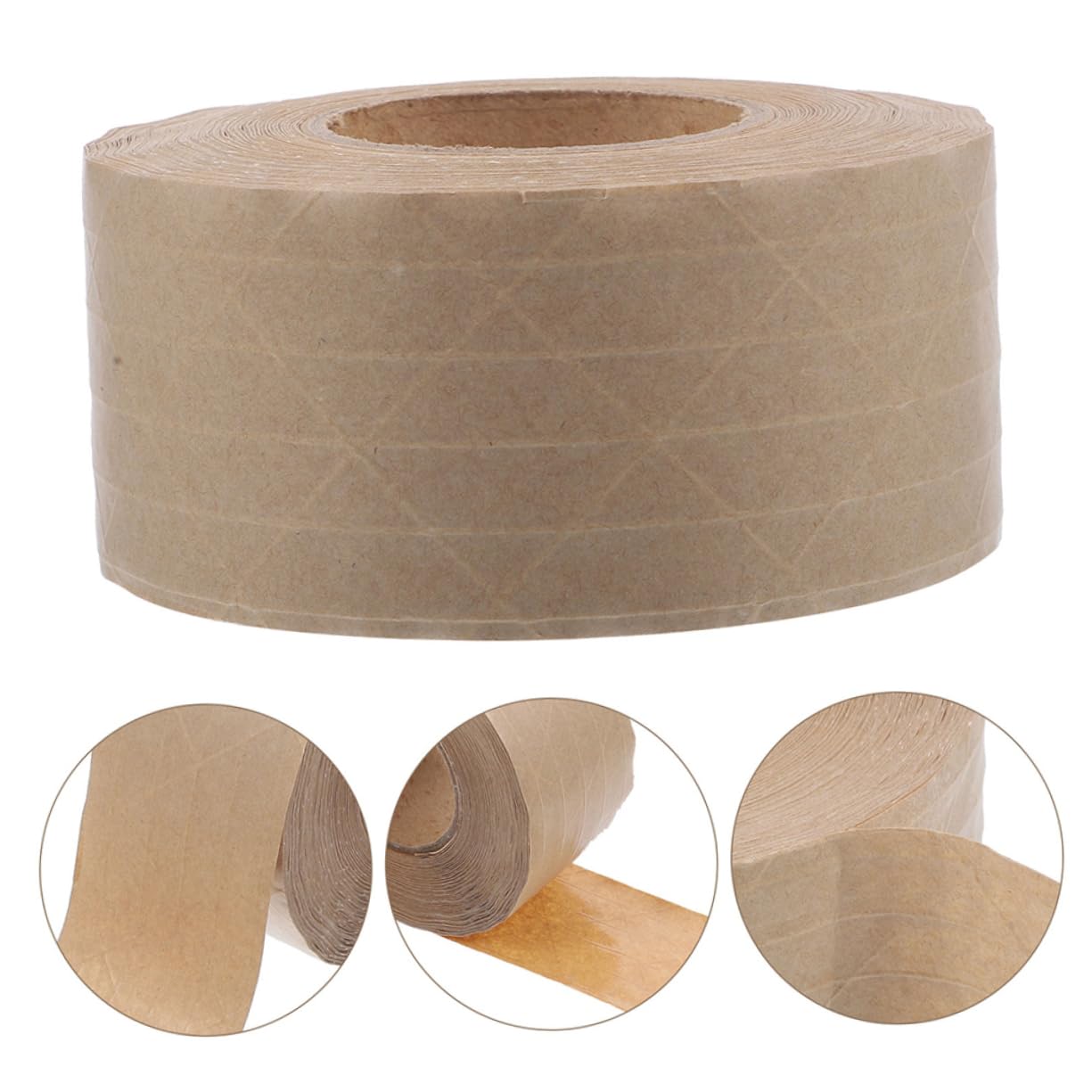 Operitacx 2 di Nastro di Supporto per Cornici Nastro Sigillante in Carta Kraft Attivato Dall'acqua 50 Mm X 50 M Nastro Adesivo per Artisti con Tenuta Forte per Cornici