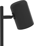 Eglo LED Table lamp Ceppino, Minimalist Office Desk lamp Made of Black Metal, Reading Light with Switch, GU10 Socket - 5