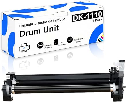 DK-1110 DK1110 Drum Unit No Toner Compatible for FS 1020 1025 1120 1125 1220 1320 1325 MFP 1060 1061 DN 1040 1041 M1520 1125mfp 1110 Printers, High Yield - 50000 Pages 1 Pack