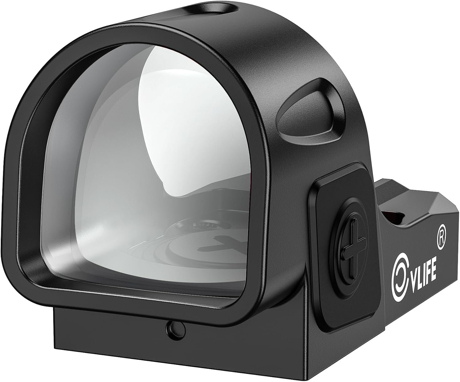 CVLIFE WolfCovert Auto-Brightness Green Dot Sight for RMR, 3 MOA Dot & 32 MOA Circle Motion Awake Reflex Sight with Large Objective Lens, Optic for Full-Size Pistols with Adapter for MOS/Picatinny