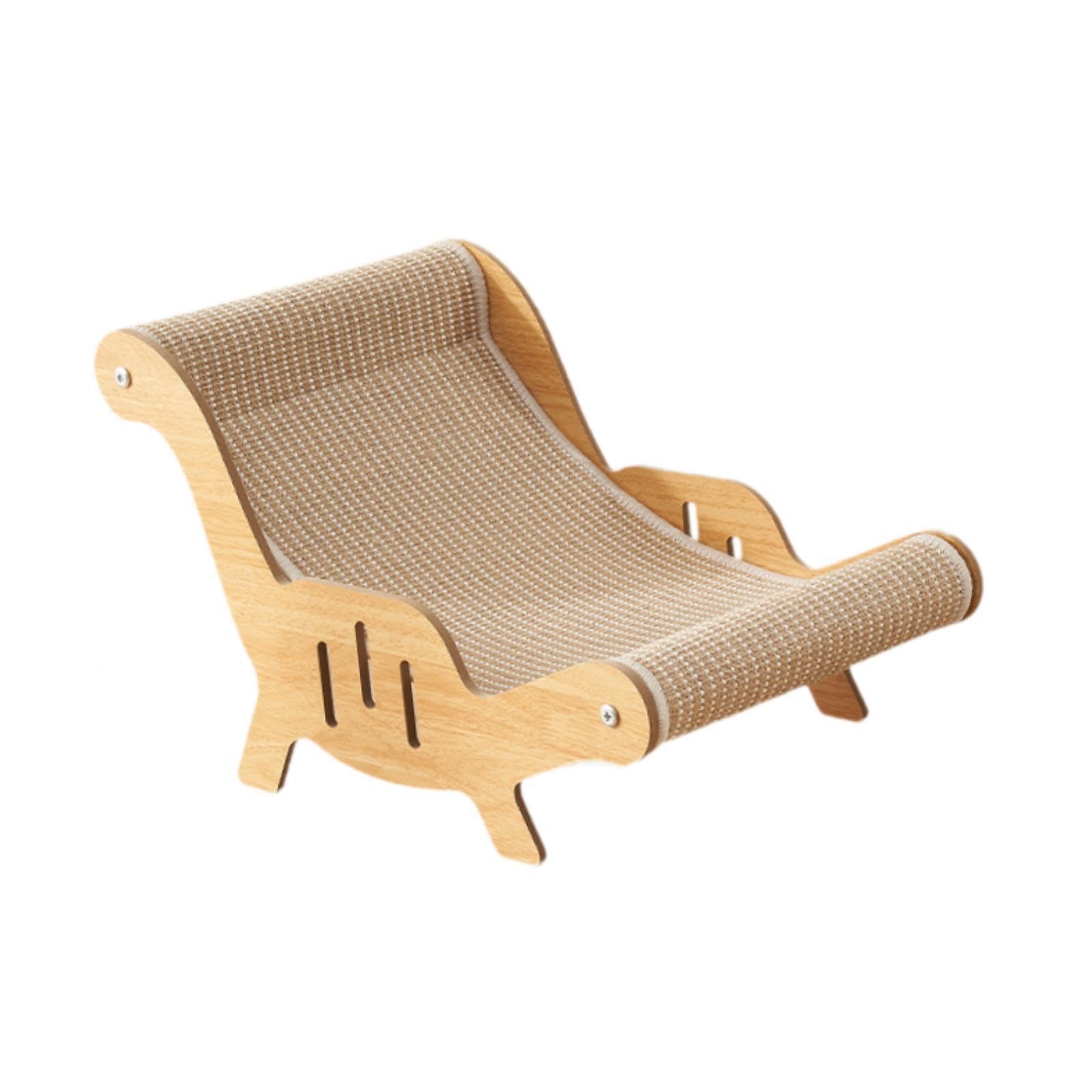 Fauteuil d'intérieur pour Chat - Un Espace Unique pour se détendre avec Un griffoir en sisal, Alliant Confort et décoration. Ce Fauteuil en sisal, Brun, 32 x 53 x 31 cm