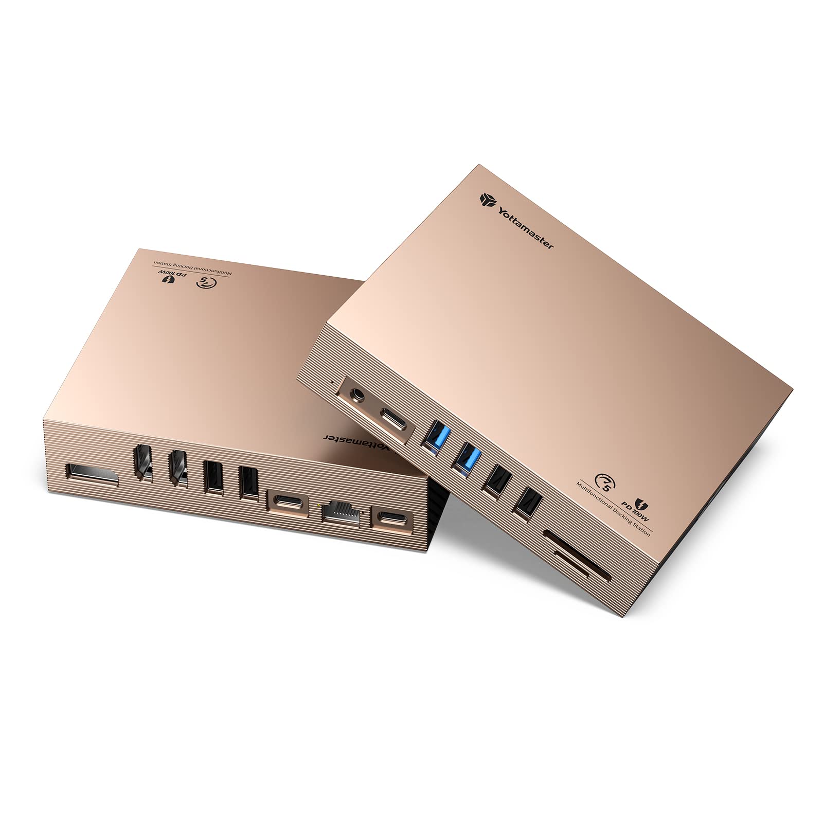 Amazon | Yottamaster Type-C ドッキングステーション 15-IN-1 USB-C