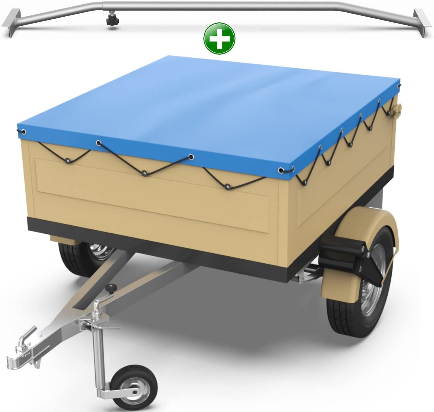 Telone Per Rimorchio Telone Piatto Opzionale Staffa Telone Auto Rimorchio Telone Copertura Impermeabile