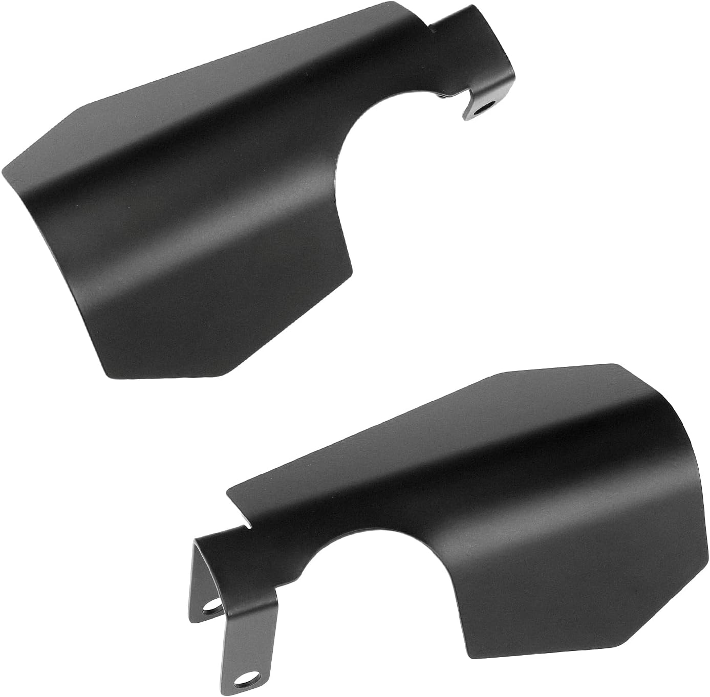 KEMIMOTO 1 Pair Motorcycle Handguards Coffin Cut Hand Guard Hand Shields Compatible with 2012-2024 2025 Softail Fat Bob Slim Sport Glide FL with Cable Clutch