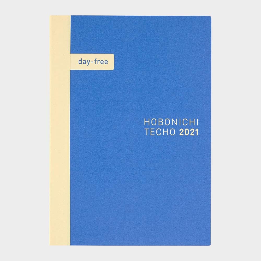 Hobonichi Notebook 2021 Day Free, Cousin Size, A5 Size