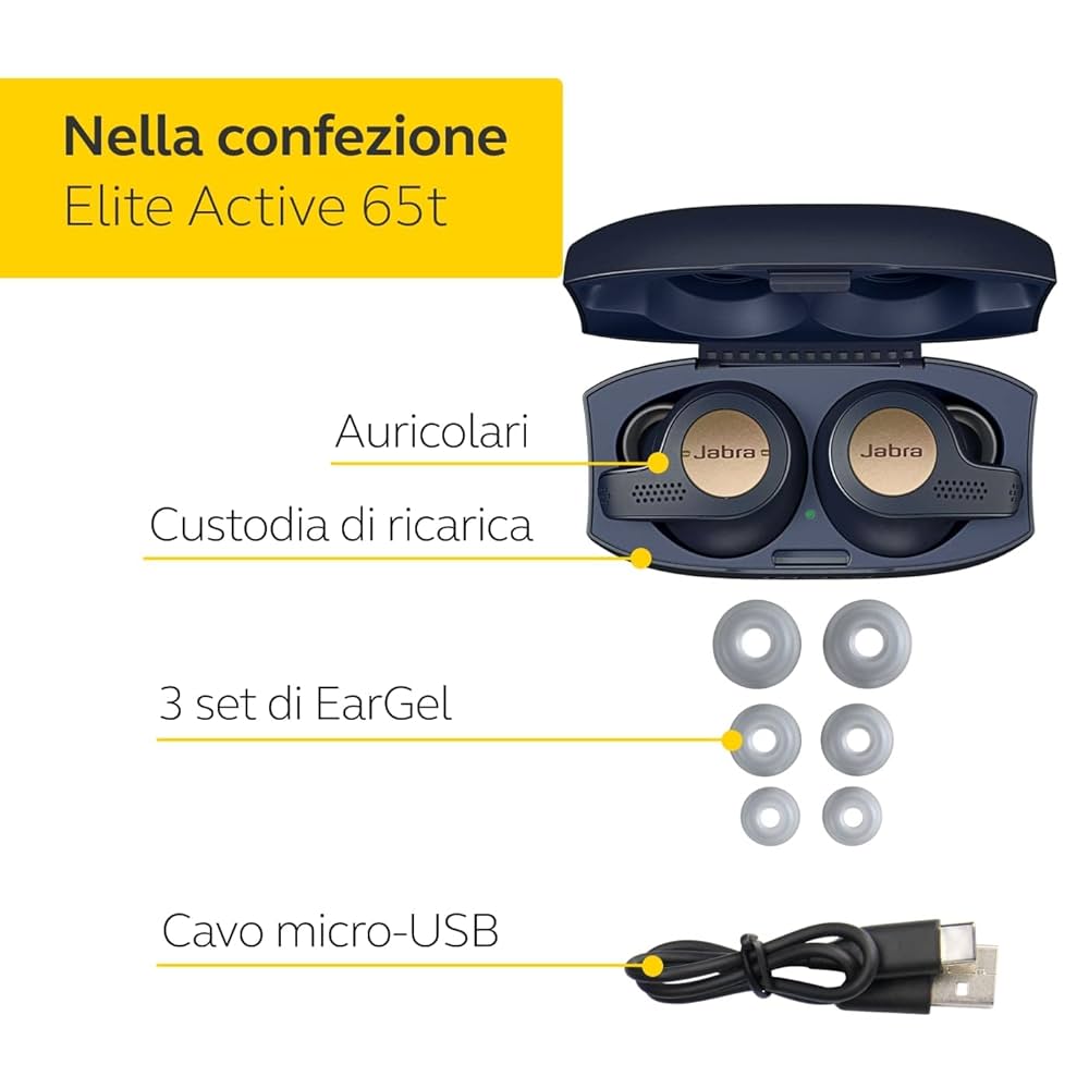 Jabra Elite Active 65t - sportowe słuchawki douszne