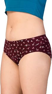 Chic Autumn 98 Comfort 100% Cotton Panty Set (Pack of 3) – Dark Red, Blue, Black Size - XL | Soft, Breathable, Stretchabl... Price In India