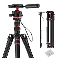 NEEWER BASICS TP08 - Treppiede per fotocamera, 77"