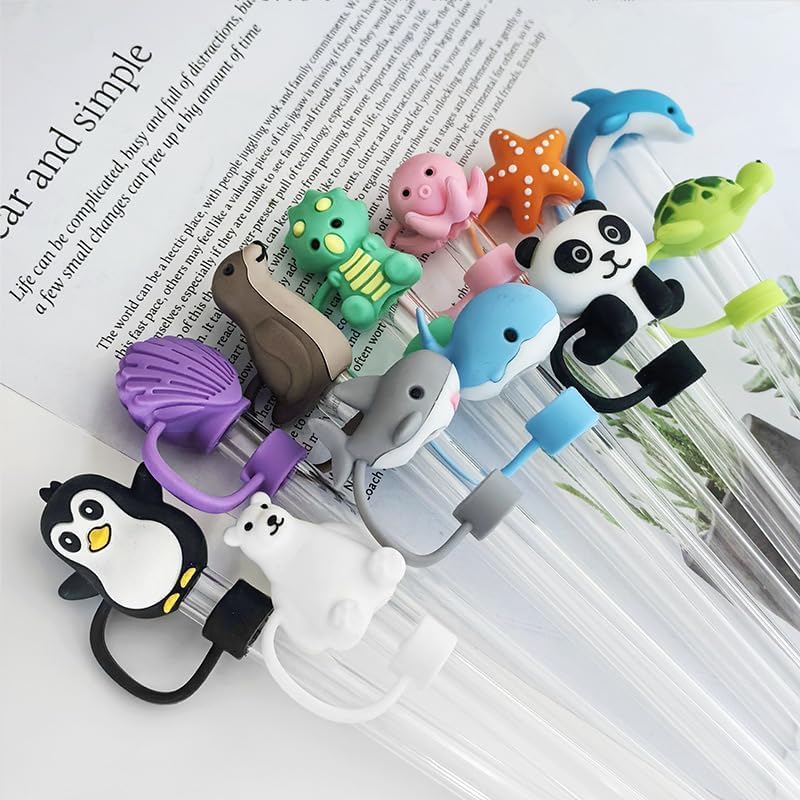 Tapón para pitillo Stanley de silicona oso polar miniatura 6