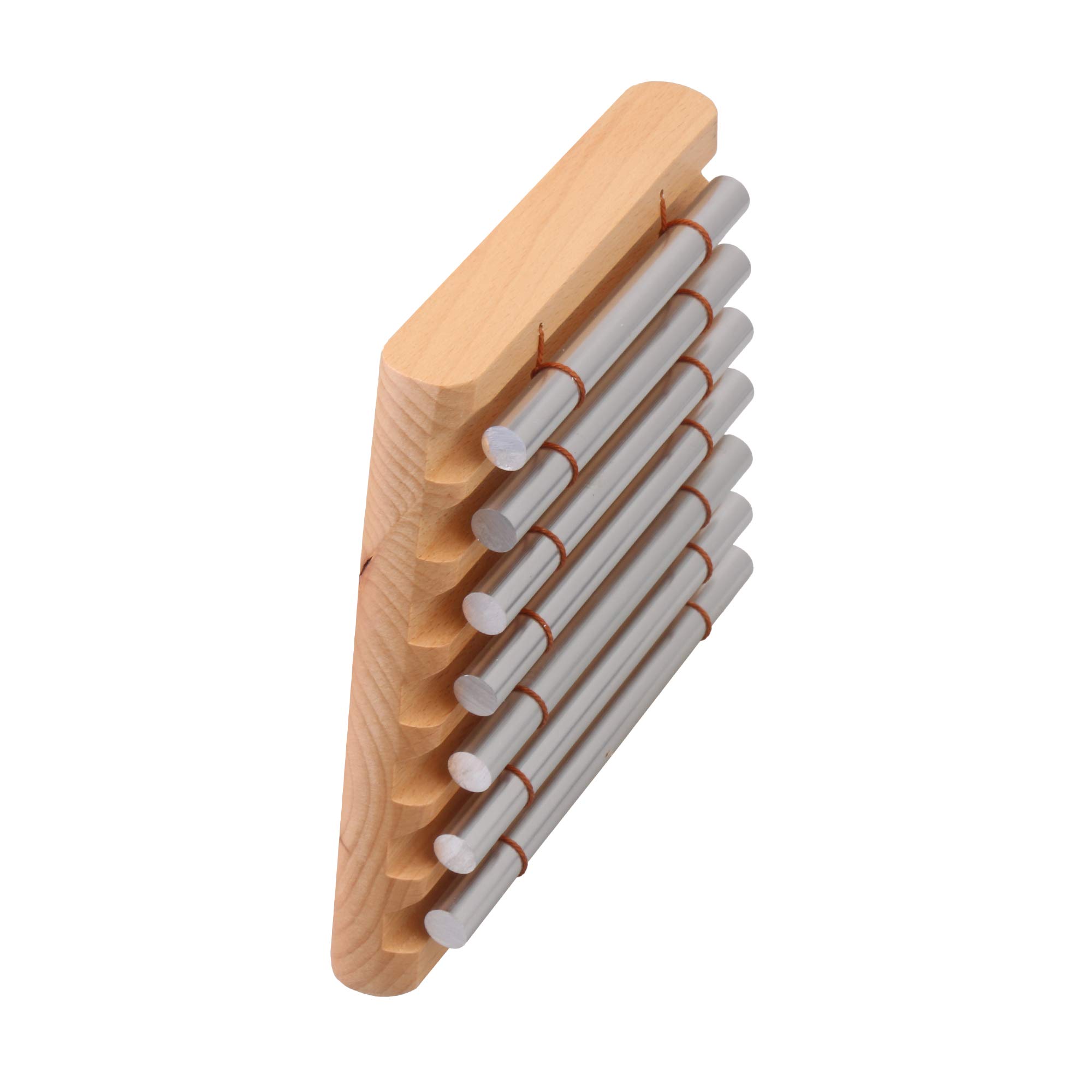 Lovermusic 7 tonalità di legno Woodstock strumento energia Chime con bacchetta e 7 tubo