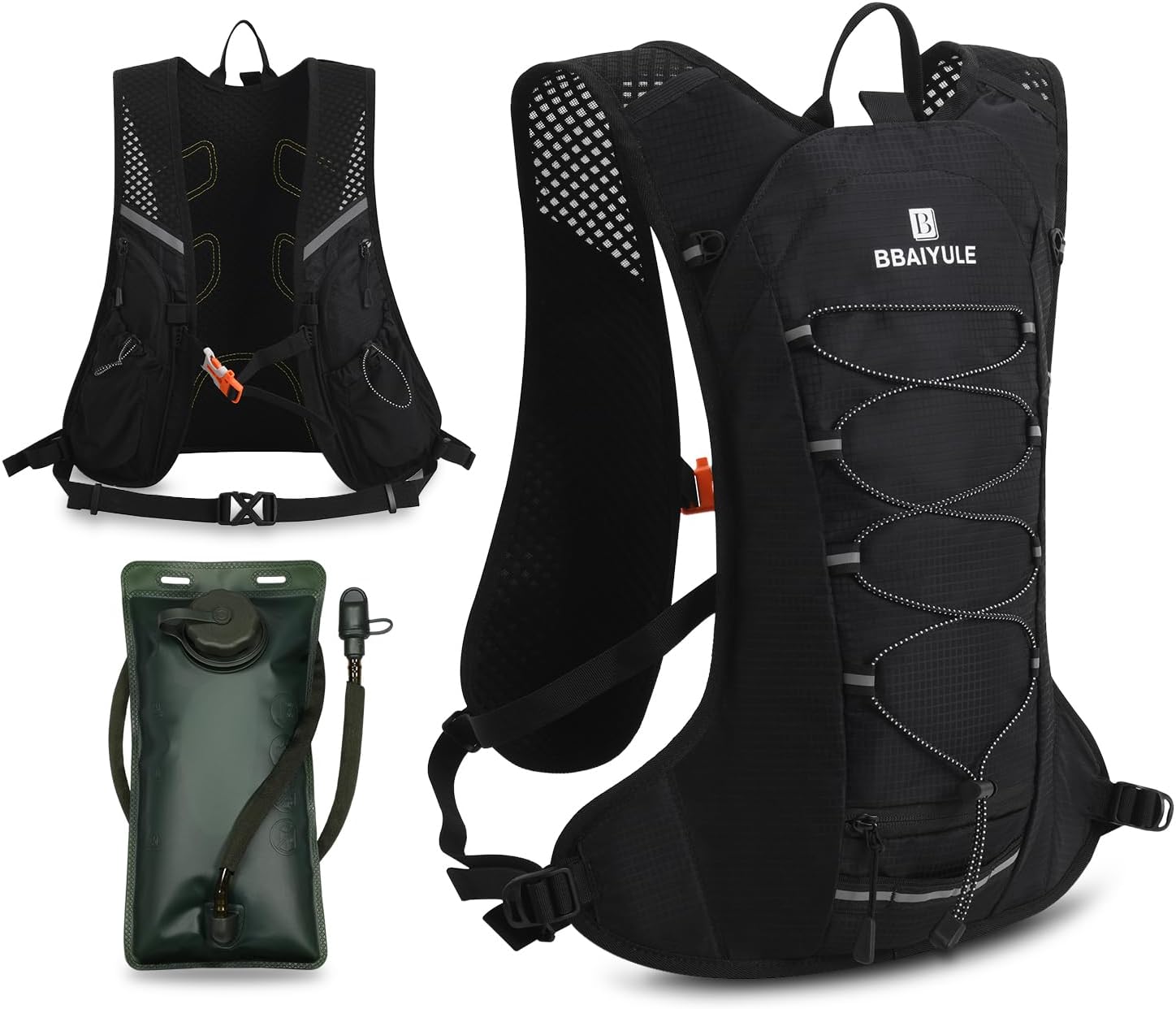 Hydration pack with hydration bladder BPA Free|Large Big Cycling backpack|bike backpack for running skiing hiking cycling|backpack with hydration system