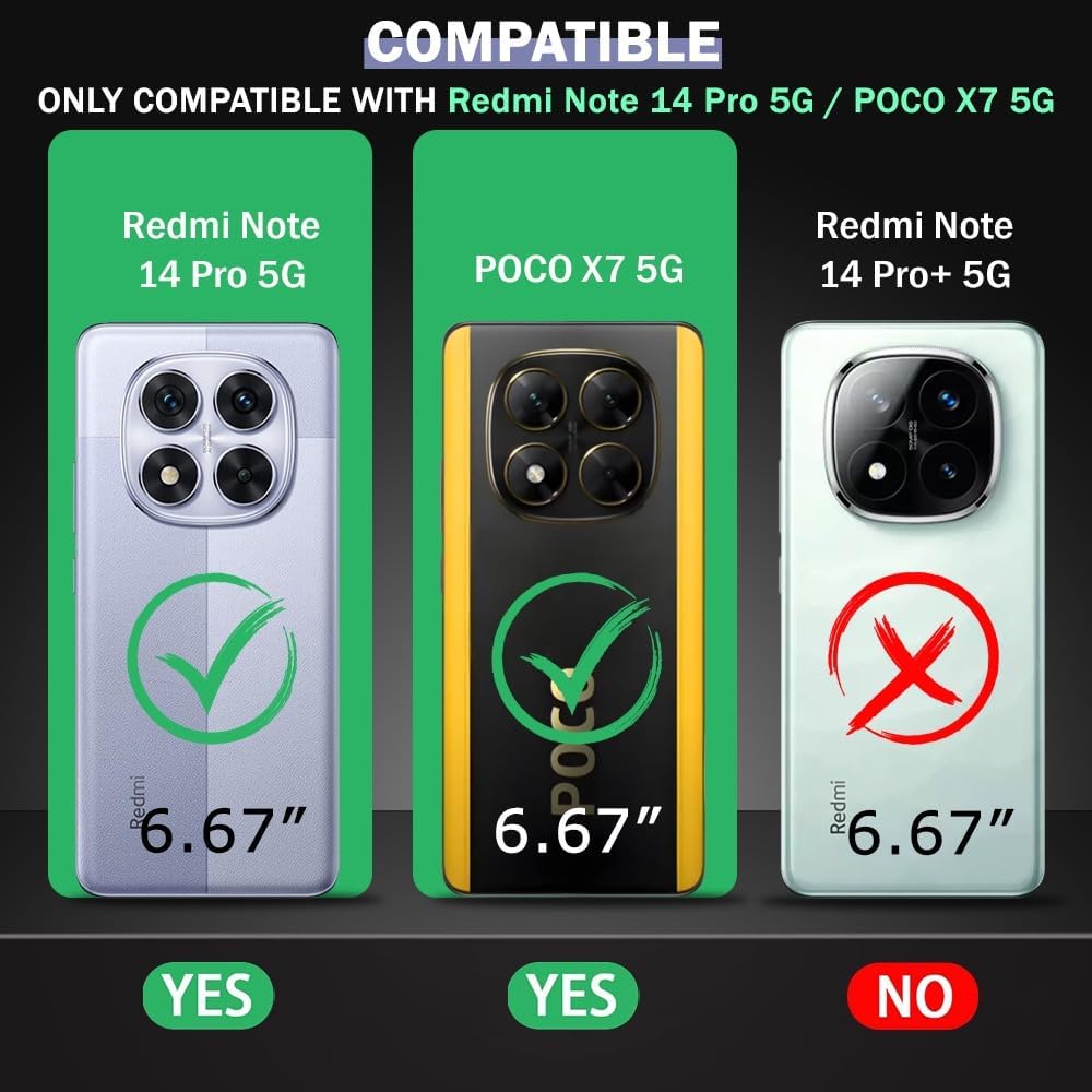Redmi Note 14 Pro Case - Stylish & Protective -2 Redmi Note 14 Pro Case - Stylish & Protective -2