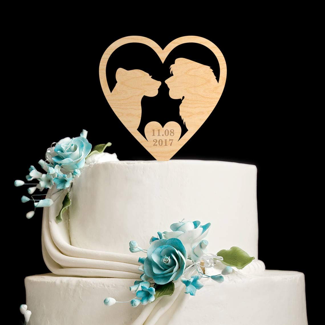 Buy Lion Cake Topper her King his Queen Cake Topper Lion Wedding Cake