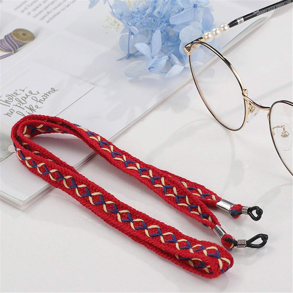 Szalik na okulary przeciwsłoneczne, Okulary przeciwsłoneczne w stylu retro, damskie, łańcuszek, zawieszka na szyję, okulary do użytku na zewnątrz w podróży