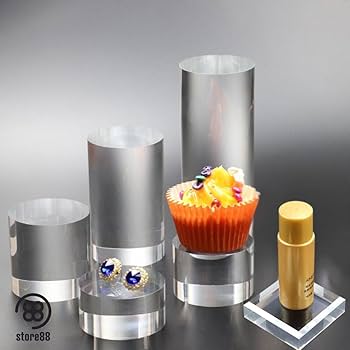 アクリル透明展示棚、 ラウンドアクリルライザーディスプレイ