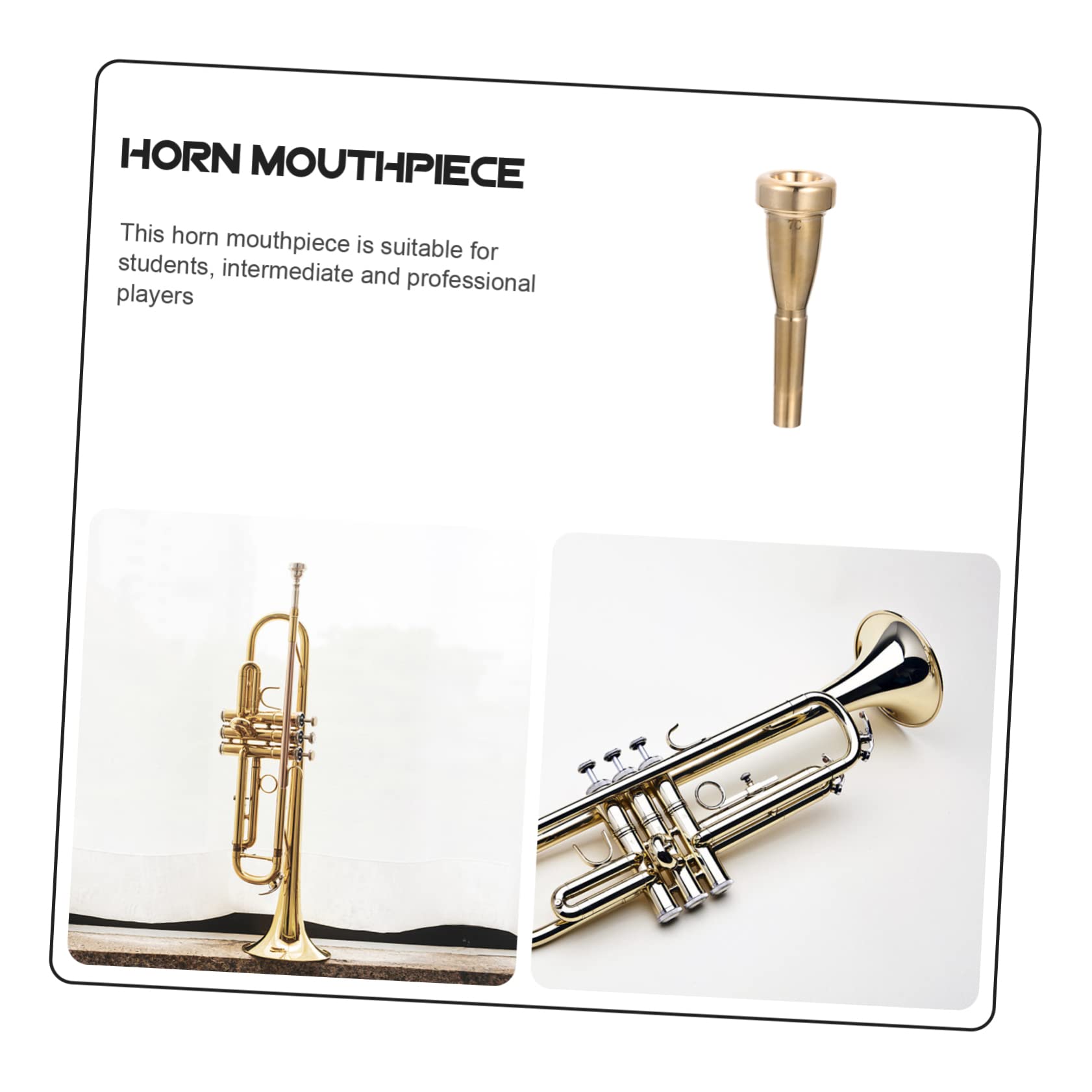 ゴールド トランペット 7Cマウスピース付き Amazon | ゴールデン トランペット マウスピース 7C メタル