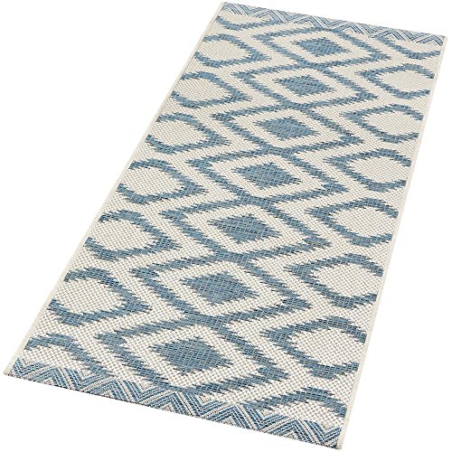 Tapis de cuisine résistant aux intempéries NORTHRUGS motif losanges