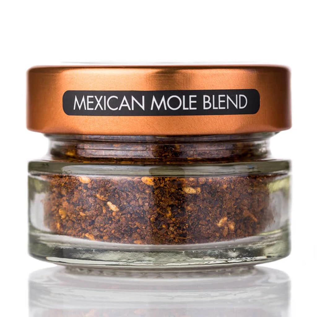 Zest & Zing Mexican Mole Blend (Coarse), 30g Spice Jar - Premium Blends By Zest & ZING. Fresher, Convenient, Stackable Spice Jars.