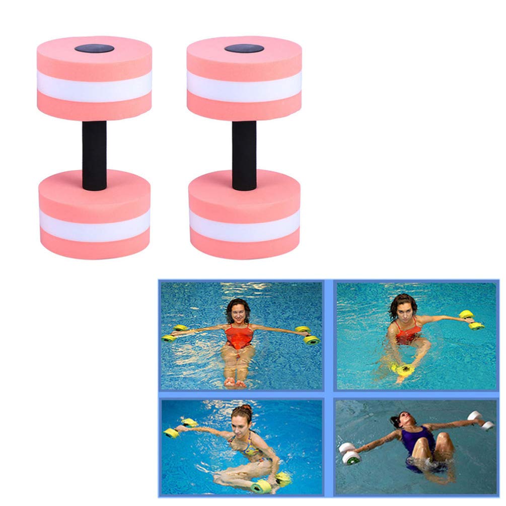 VICASKY 3Pcs Wasser Gewicht Aquatische Hantel Schaum Aquatische Übung Hanteln Wasser Fitness Barbells Schaum Schwimm Pool Widerstand Hanteln