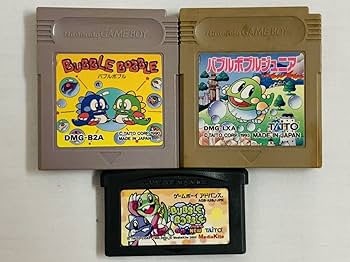 バブルボブル BUBBLEBOBBLE ゲームボーイカラー ケース付きM2430 Amazon.co.jp: GB/GBA バブルボブル&ジュニア&OLD&NEW ゲームボーイ