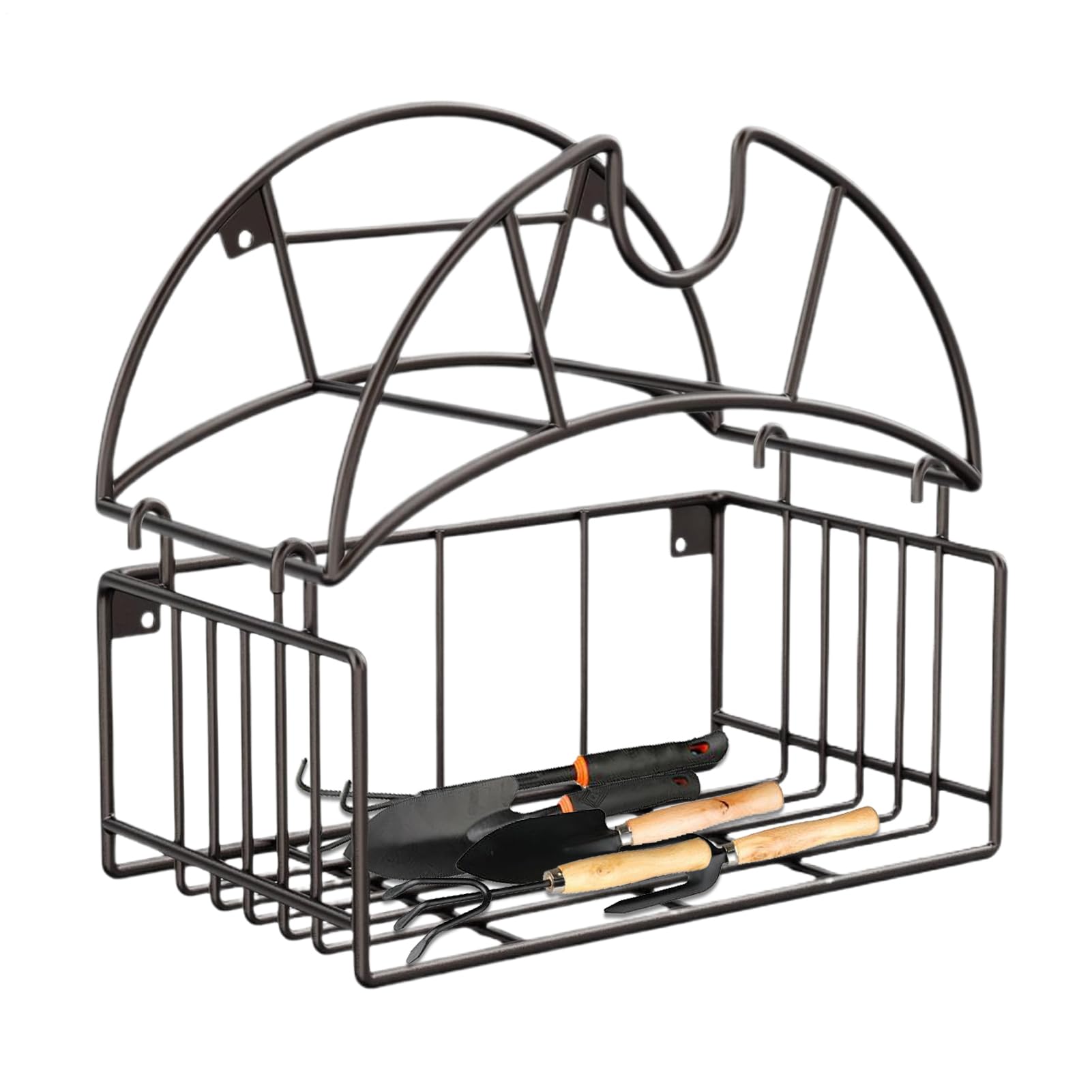 Generico Support de tuyau flexible mural | Support pour tuyau de jardin mural, support de tuyau résistant pour piscine garage et espace extérieur