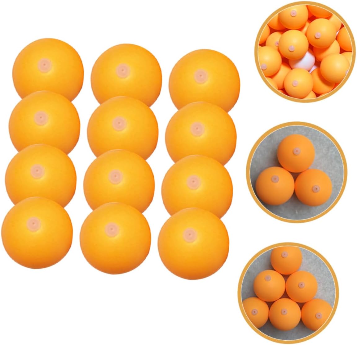 100pcs Elasticity Enhanced Table Tennis Balls Plastic Pingpong Balls for Training Leisure