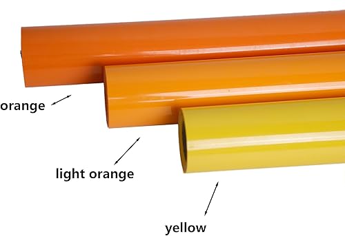 Vista 45 de FUNKAKA Rollos de vinilo de transferencia de calor HTV azul lago, 12 pulgadas x 9 pies, vinilo azul lago brillante para planchar para camisetas